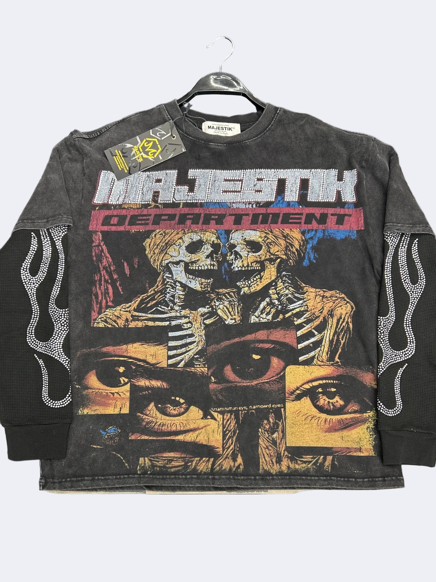 MAJESTIK MEN’S GARMENT DYED RED