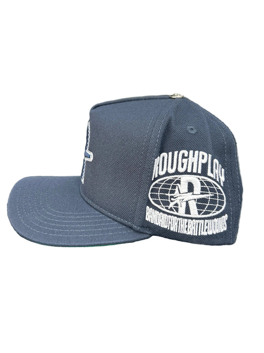 ROUGHPLAY SNAPBACK 🩹(NAVY)
