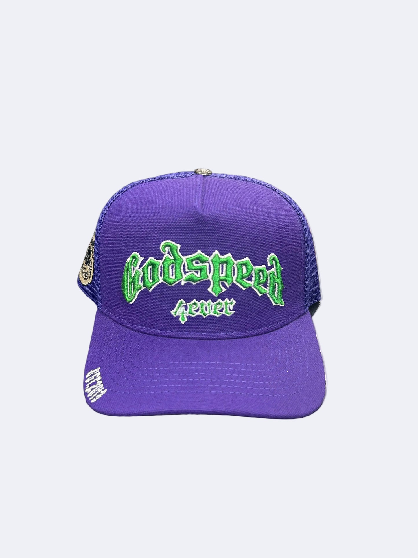GODSPEED Forever Trucker Hat (Purple/Green)