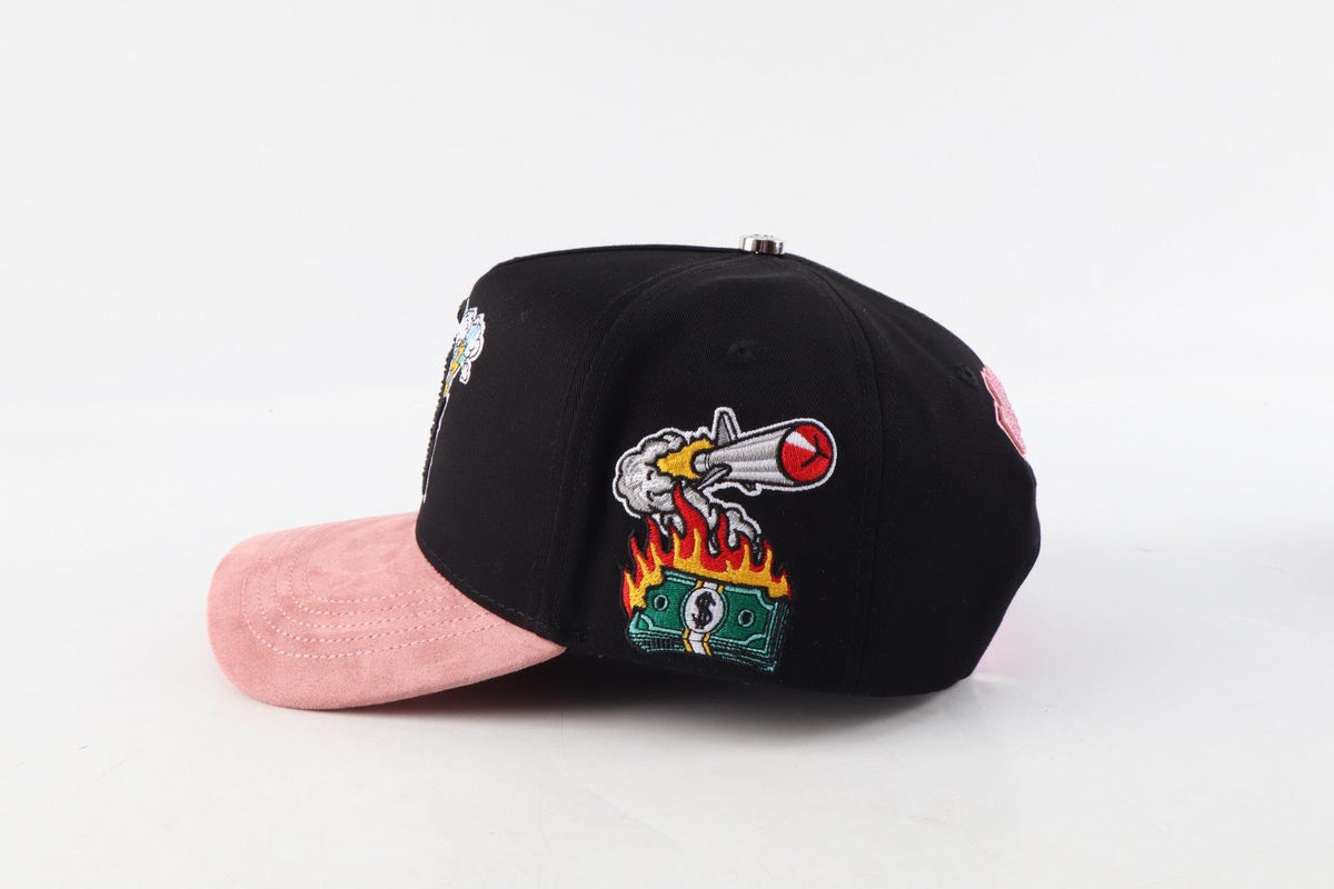 CAPS CHICAGO (PINK AND BLACK)