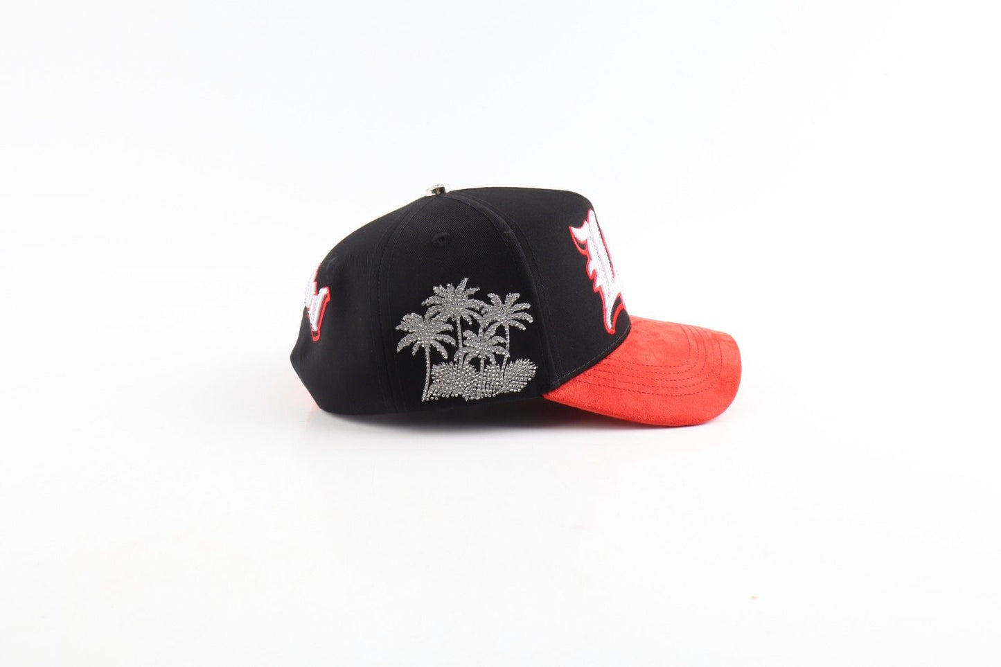 Caps L-A BLACK RED