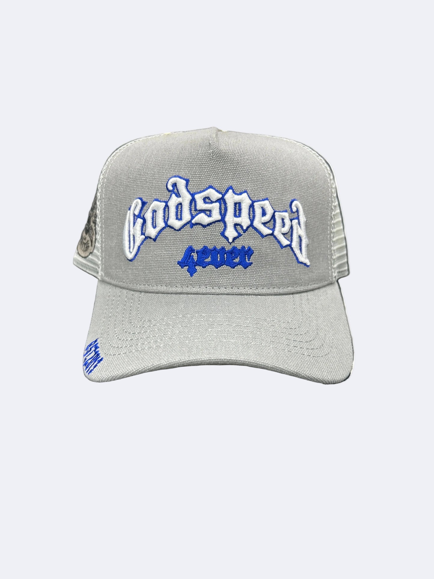 GODSPEED Forever Trucker Hat (Grey/Blue)