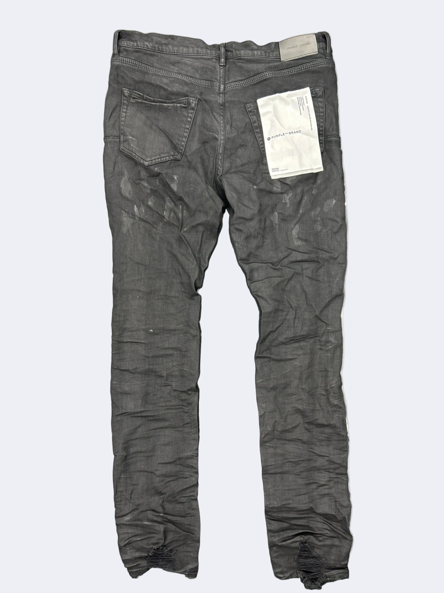 PURPLE BLACK SKINNY JEANS