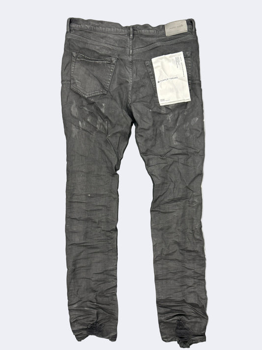 PURPLE BLACK SKINNY JEANS