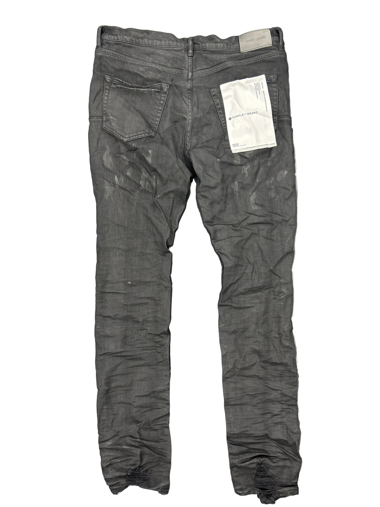 PURPLE BLACK SKINNY JEANS