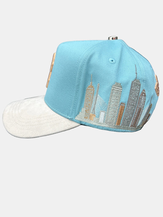 SNAPBACK CAPS FANS(BLUE AND WHITE)
