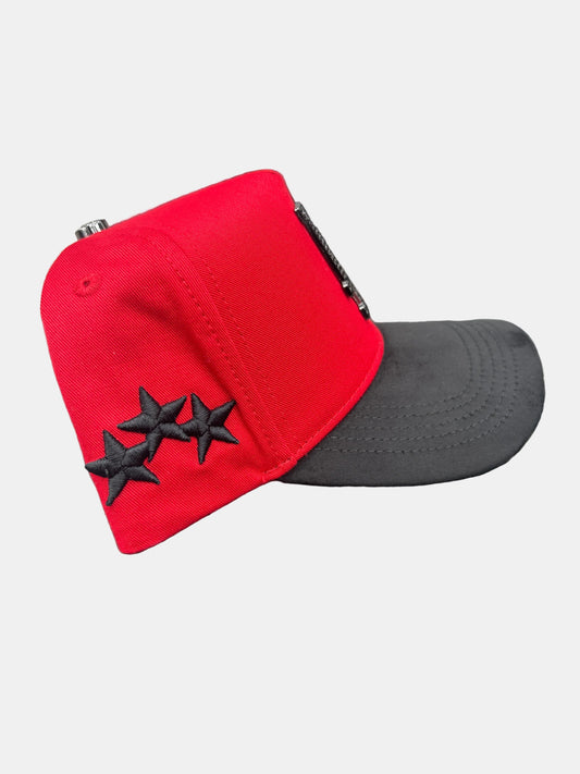 SNAPBACK CAPS FANS(RED AND BLACK)