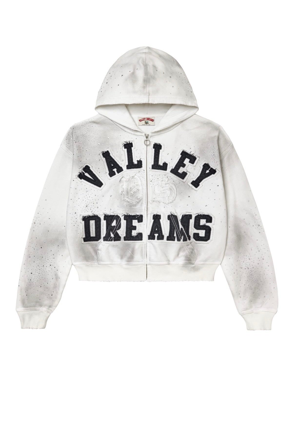 VALLEY DREAMS WHITE ZIP UP