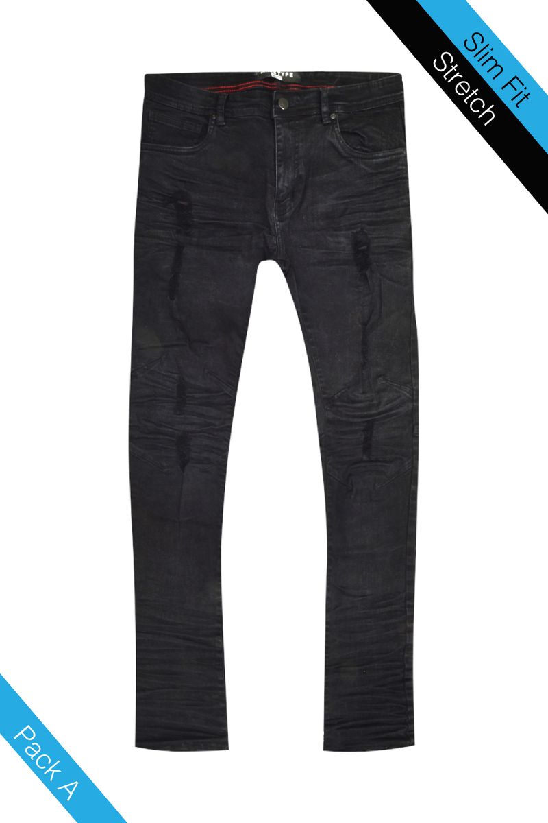 SKINY Double Whisker jeans BLACK 2