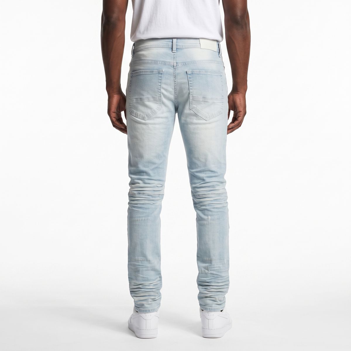 SKINY Double Whisker Jeans BLUE white