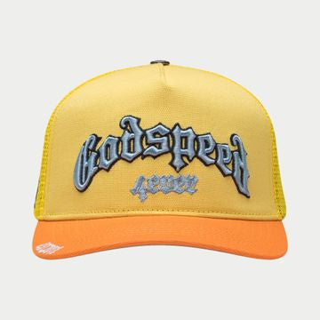 GODSPEED Forever Trucker Hat (Yellow/Orange/Blue)