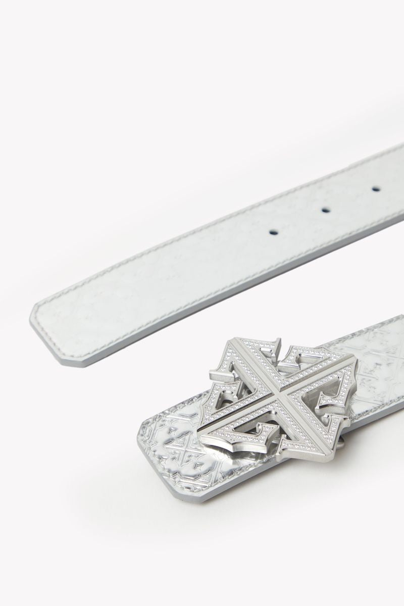 Guapi Chrome Leather Belt