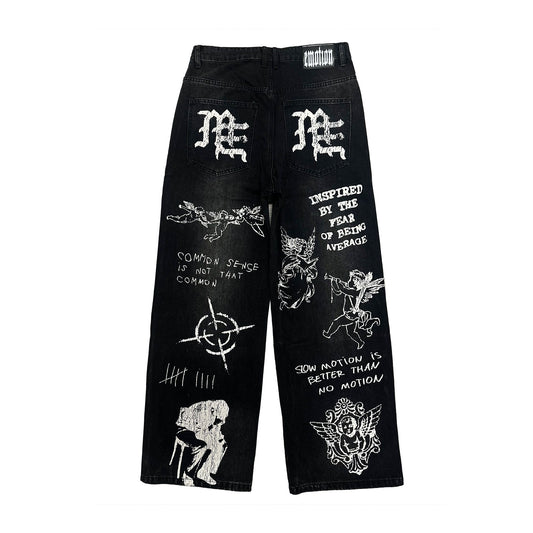 Mix Emoxion 👖 Black “Canvas” Denim BAGIE