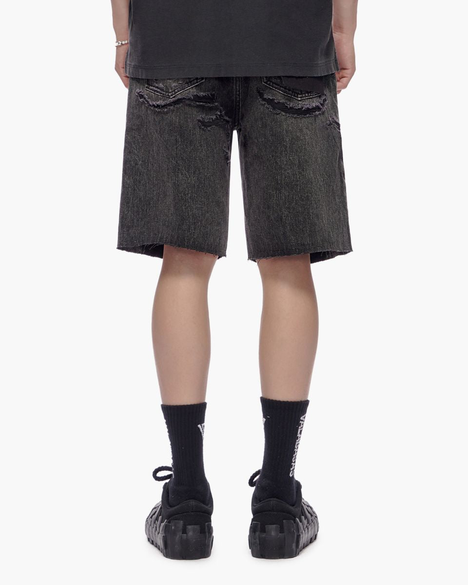 VALABASAS Compass Jorts Grey Wash