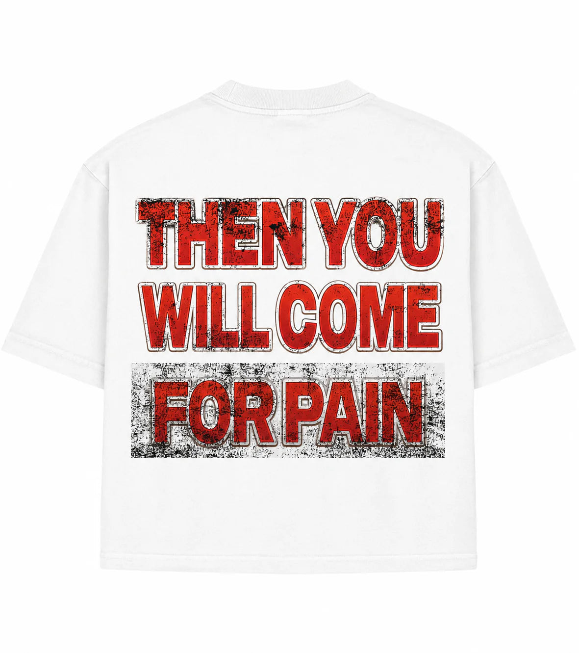 GLAZA GOOD Terry Oversized Tee- White
