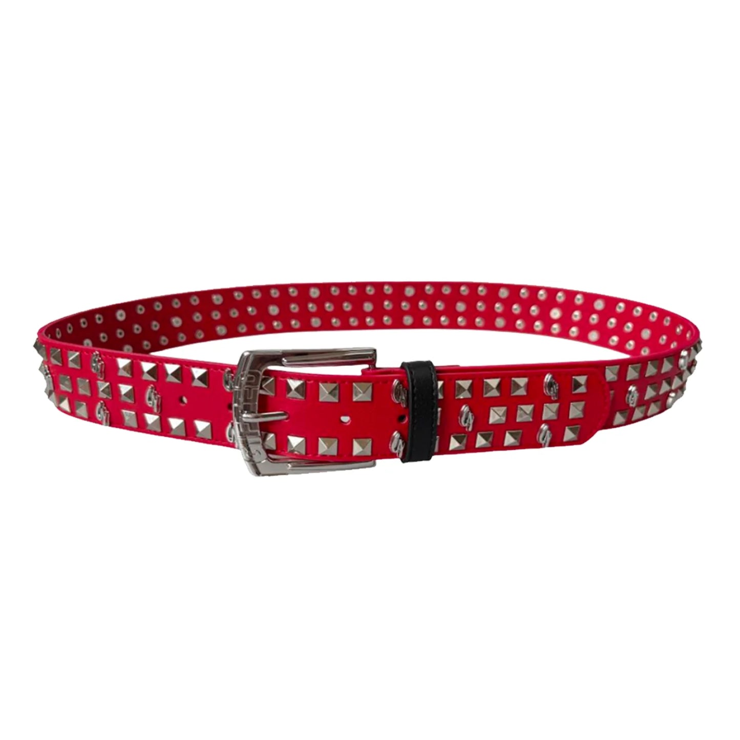 CINTURÓN Red Studded Belt GIFTED