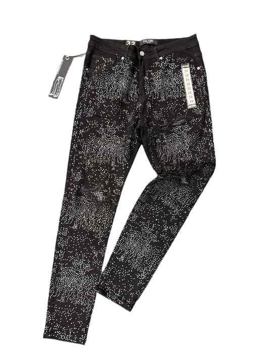 CULTURE JEANS SKINY BLACK