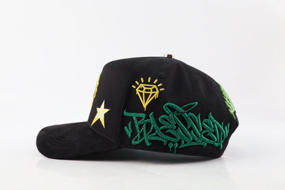 CAPS TRUST NO ONE( BLACK ANA YELLOW)