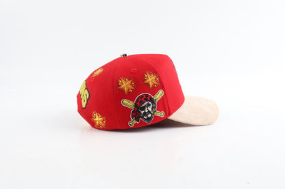 Caps  PIRATAS 🏴‍☠️ RED AND YELLOW
