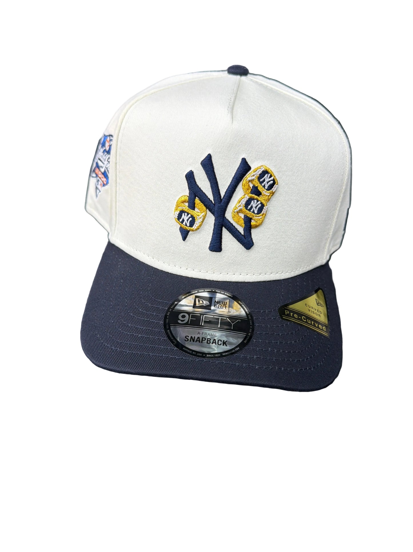 YANKEES THREE PEAT 9FIFTY A-FRAME BEIGE