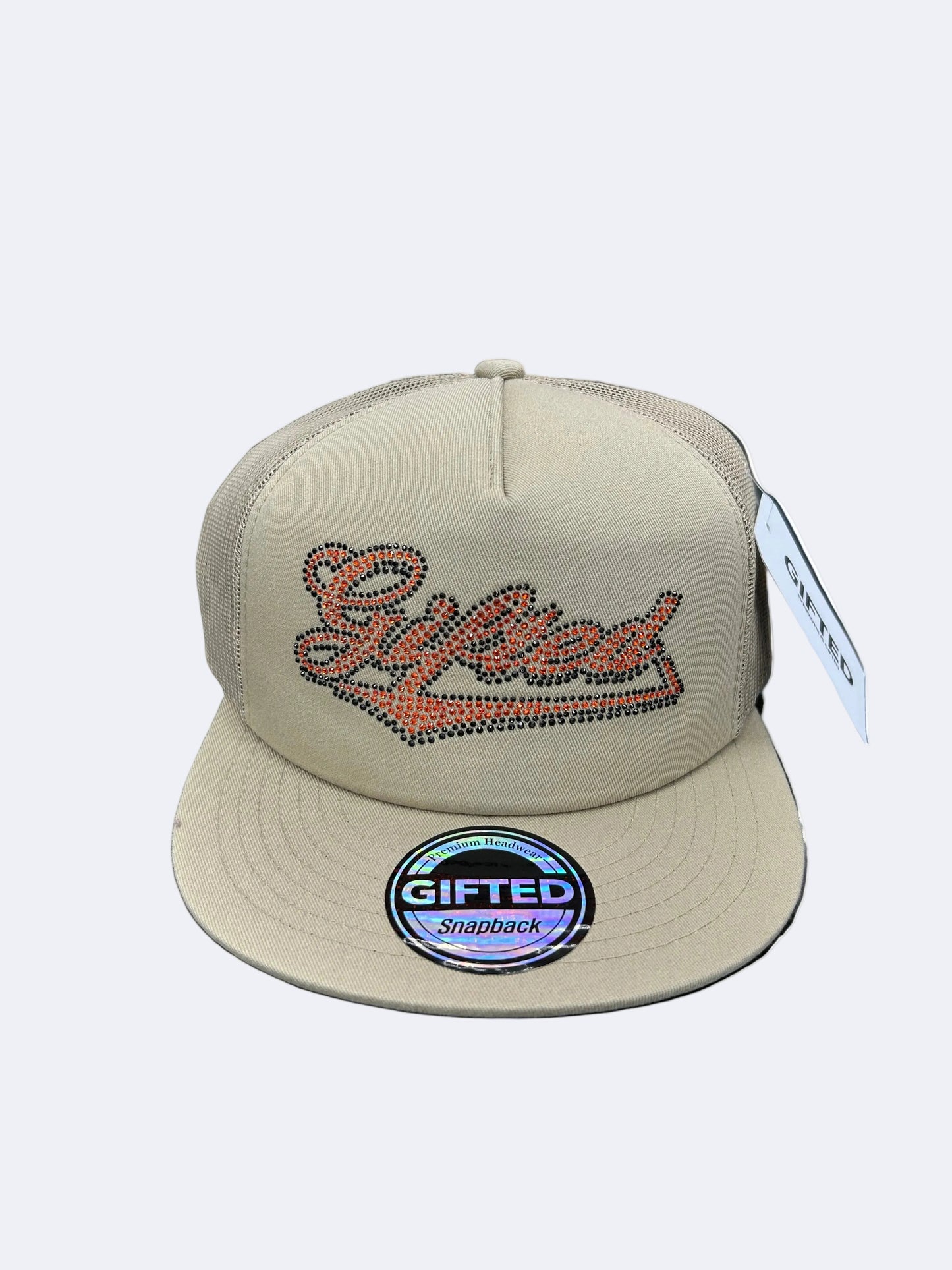 GIFTED GORRA (BORDEADO ORANGE AND CREAM)