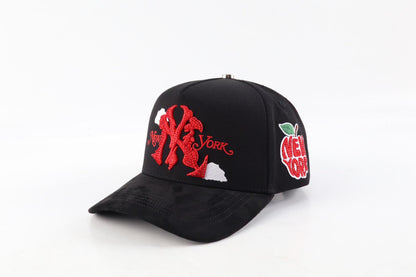 CAPS NEW YORK (BLACK AND RED)