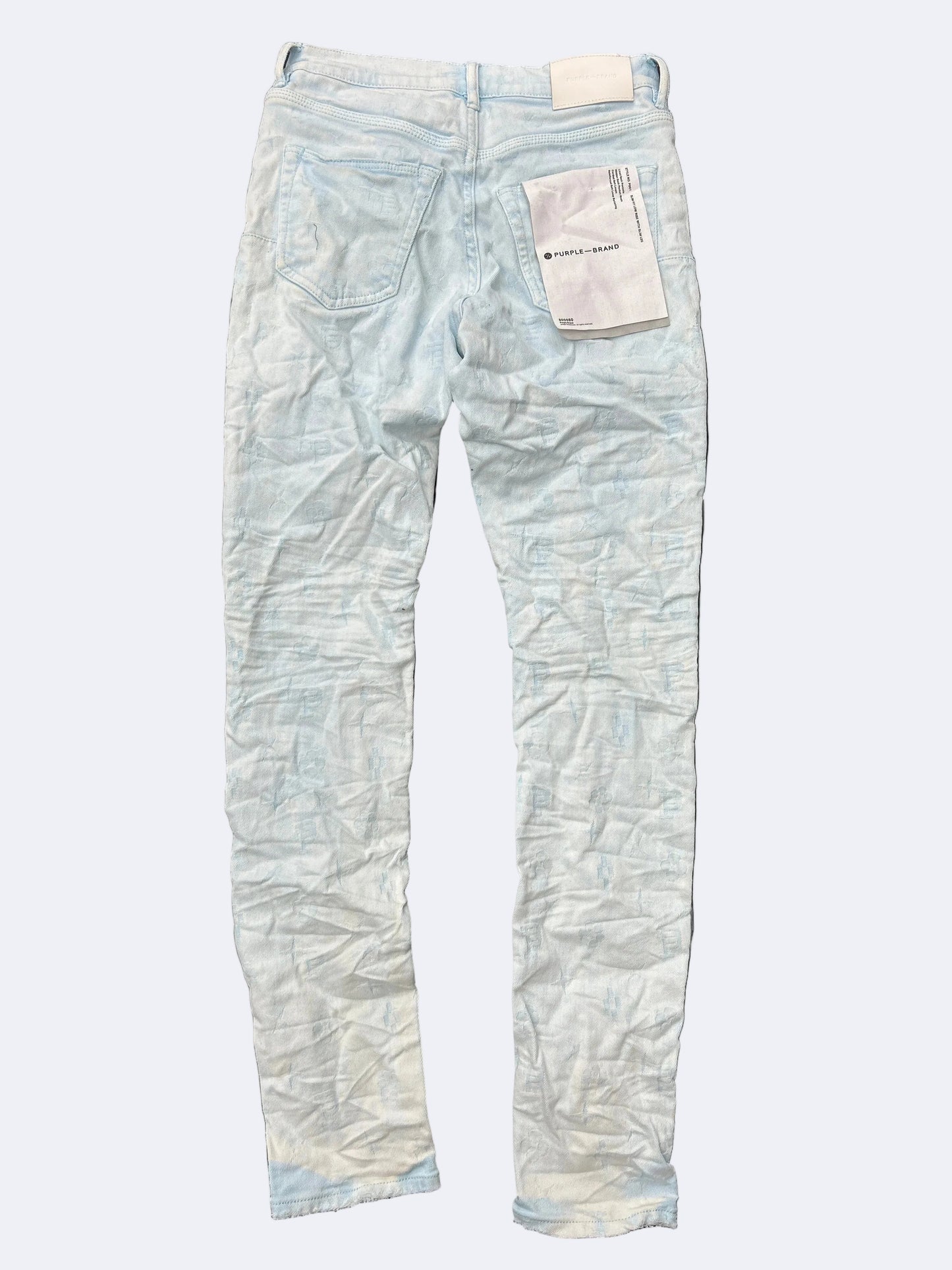 PURPLE AQUA SKINNY JEANS