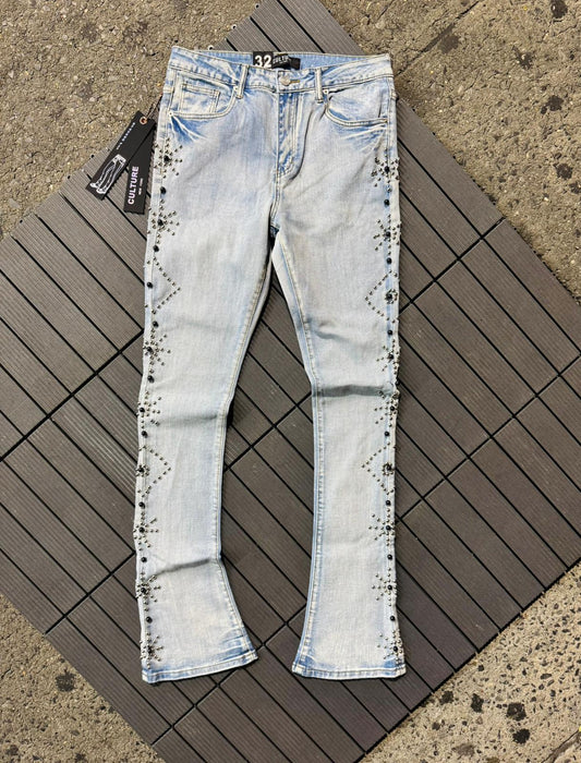CULTURE JEANS FLARE BLUE