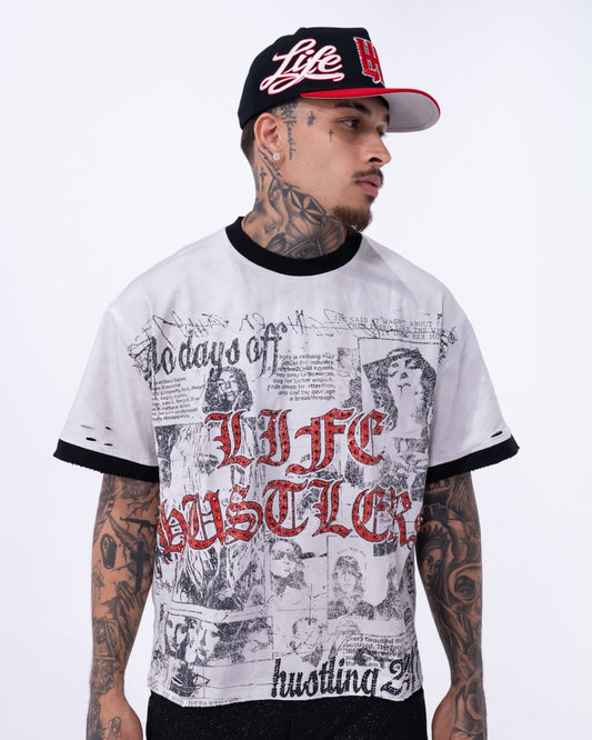 Life Hustlers LH white Red