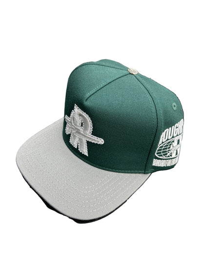 ROUGHPLAY 🩹 SNAPBACK GREEN X GREY