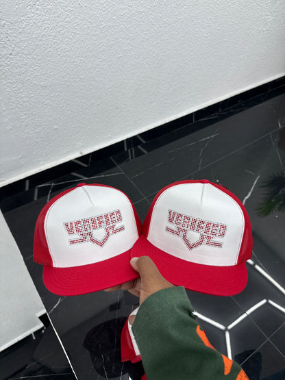 VERIFIED GORRA RED WHITE