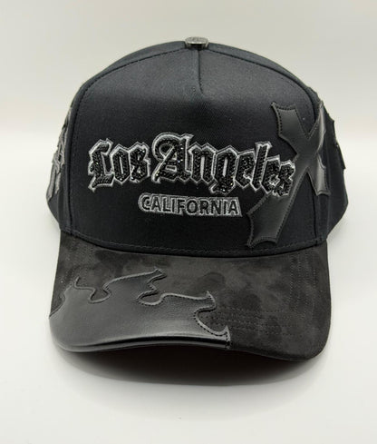 CAPS FANS Los Ángeles black cat
