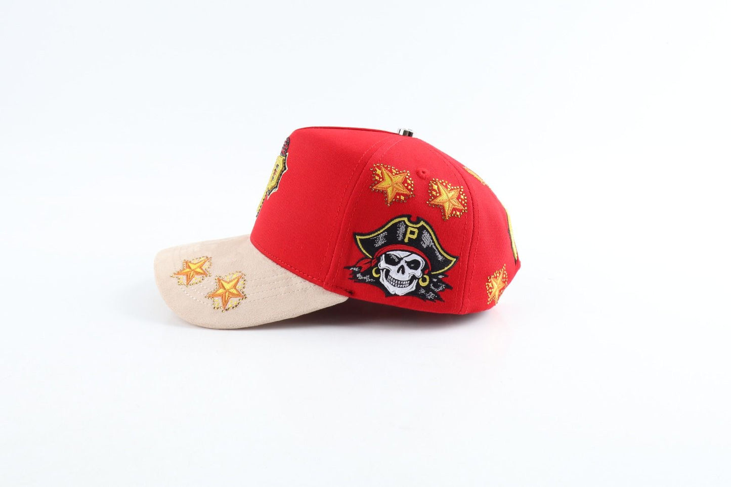 Caps  PIRATAS 🏴‍☠️ RED AND YELLOW