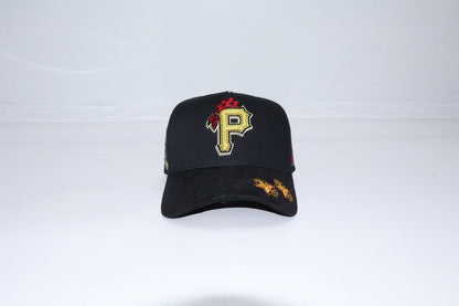 Caps  PIRATAS 🏴‍☠️ BLACK AND YELLOW