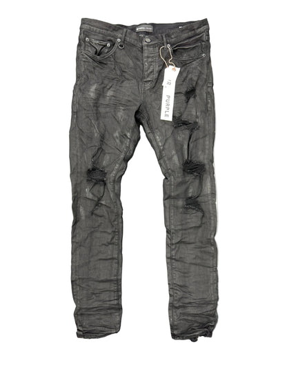 PURPLE BLACK SKINNY JEANS