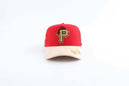 Caps  PIRATAS 🏴‍☠️ RED AND YELLOW