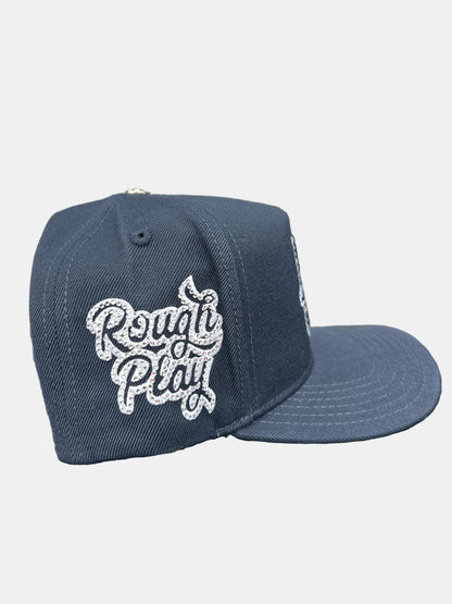 ROUGHPLAY SNAPBACK 🩹(NAVY)