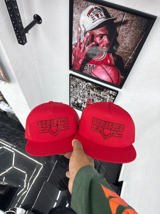 VERIFIED GORRA RED BLACK