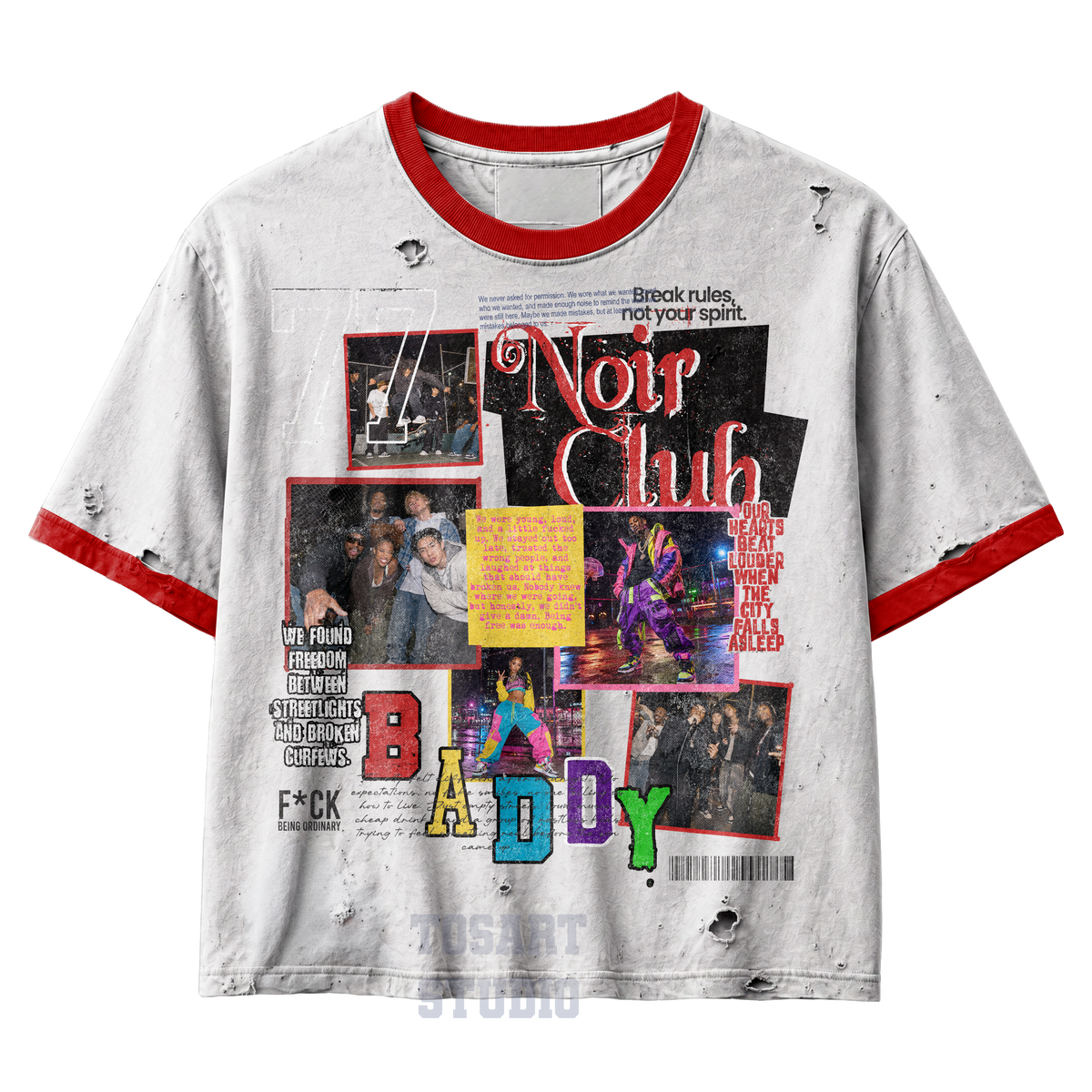 NOIR CLUB 77 — White/Red