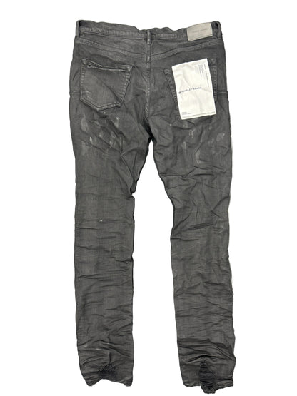 PURPLE BLACK SKINNY JEANS