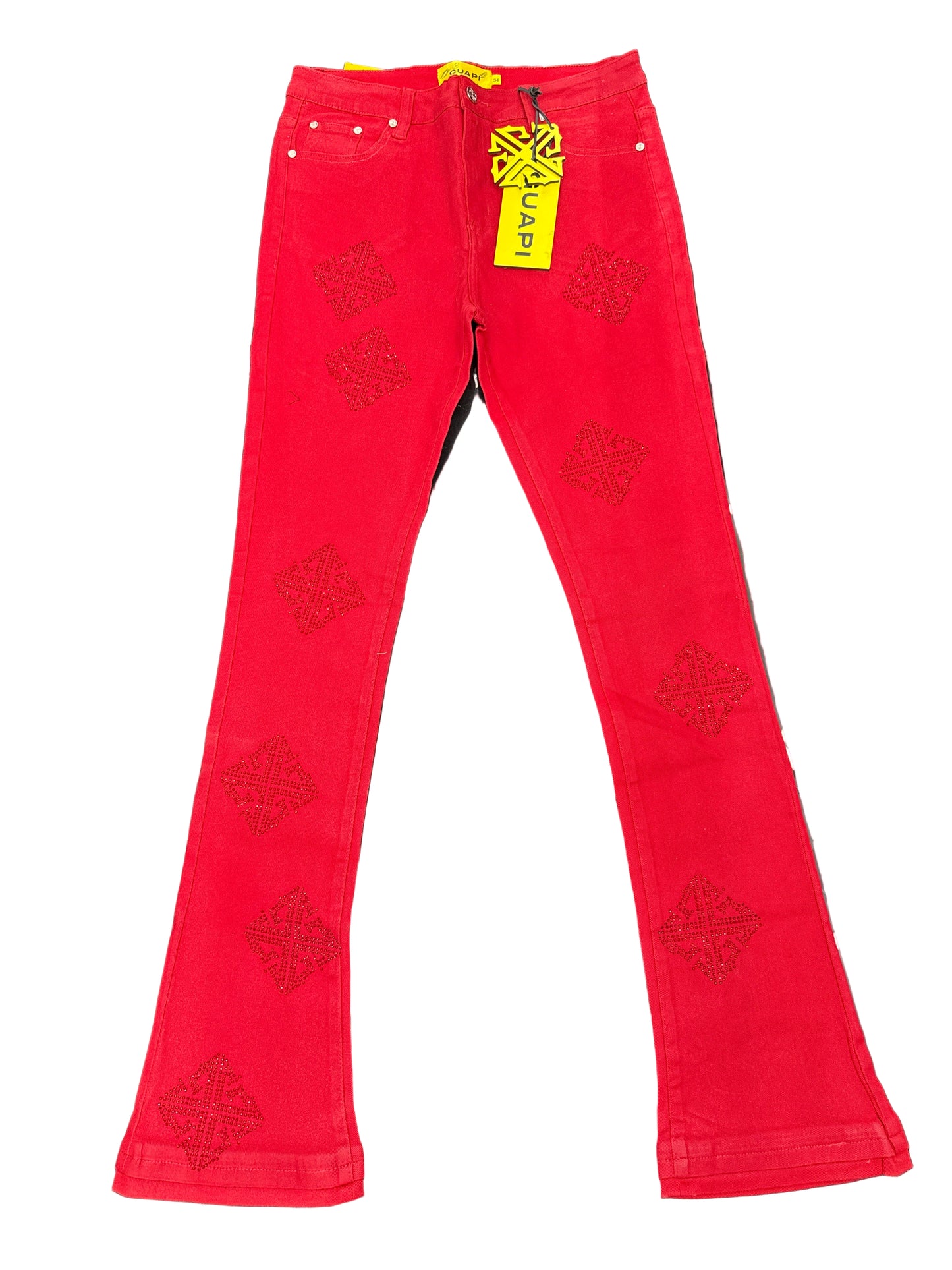JEANS GUAPI FLARE RED