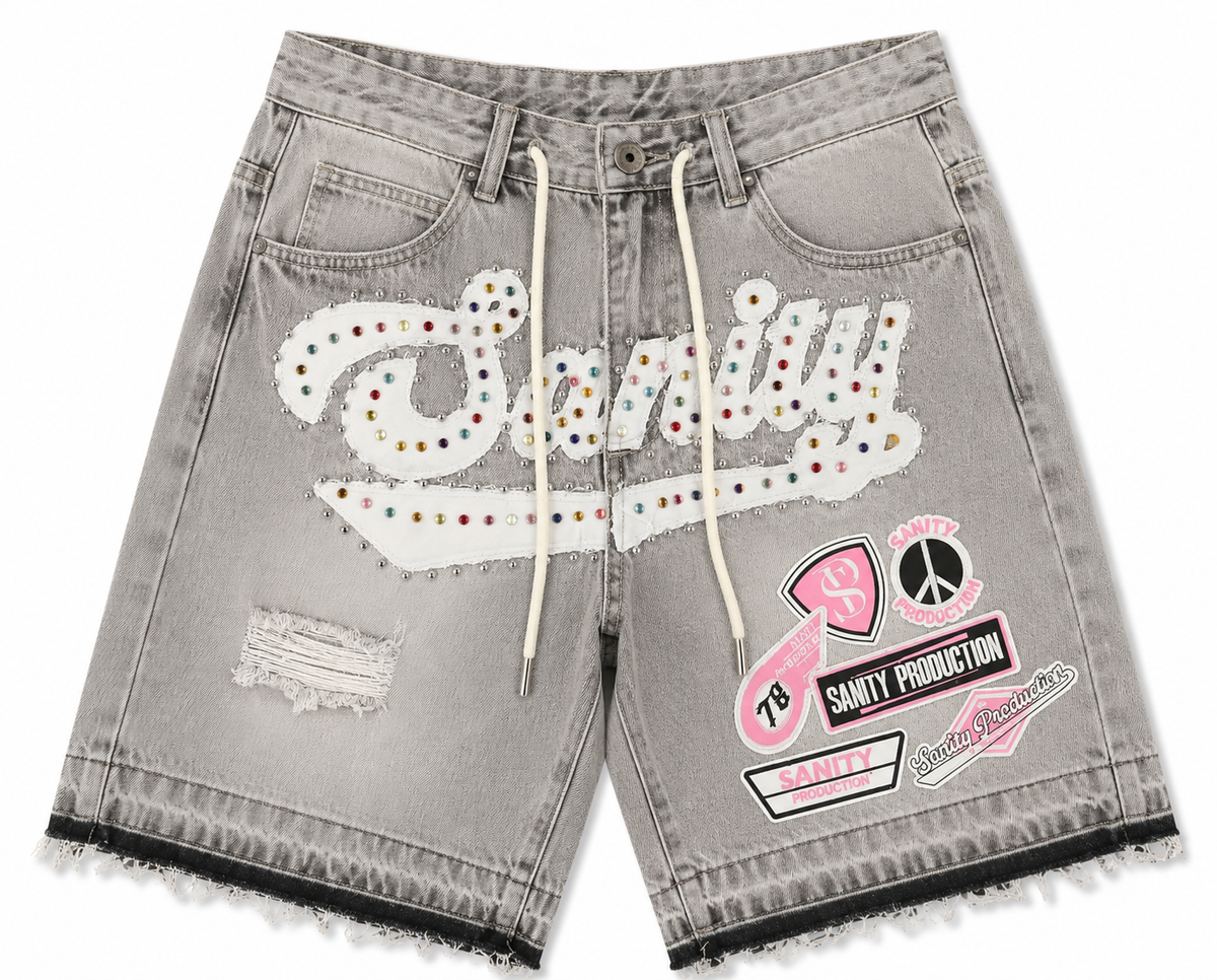 Politics Shorts - Grey Pinck