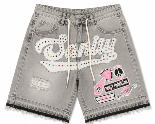 Politics Shorts - Grey Pinck
