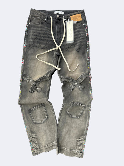 JEANS DUAA DENIM (BROWN)