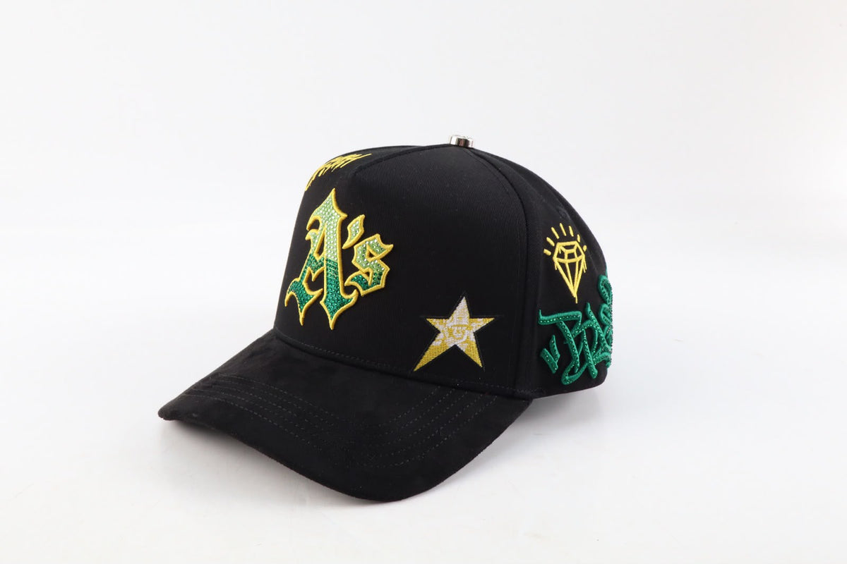 CAPS TRUST NO ONE( BLACK ANA YELLOW)