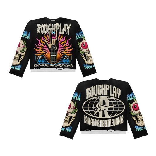 ROUGHPLAY  ROCK SIGN LONG SLEEVE BLACK