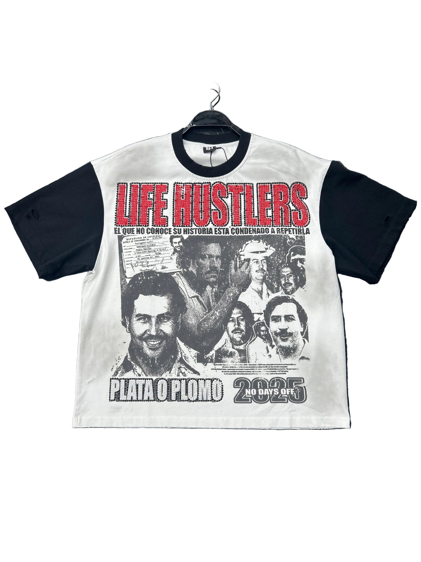 Life Hustlers “ Plata o plomo” shirt
