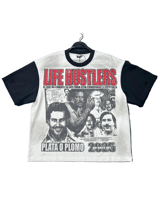 Life Hustlers “ Plata o plomo” shirt