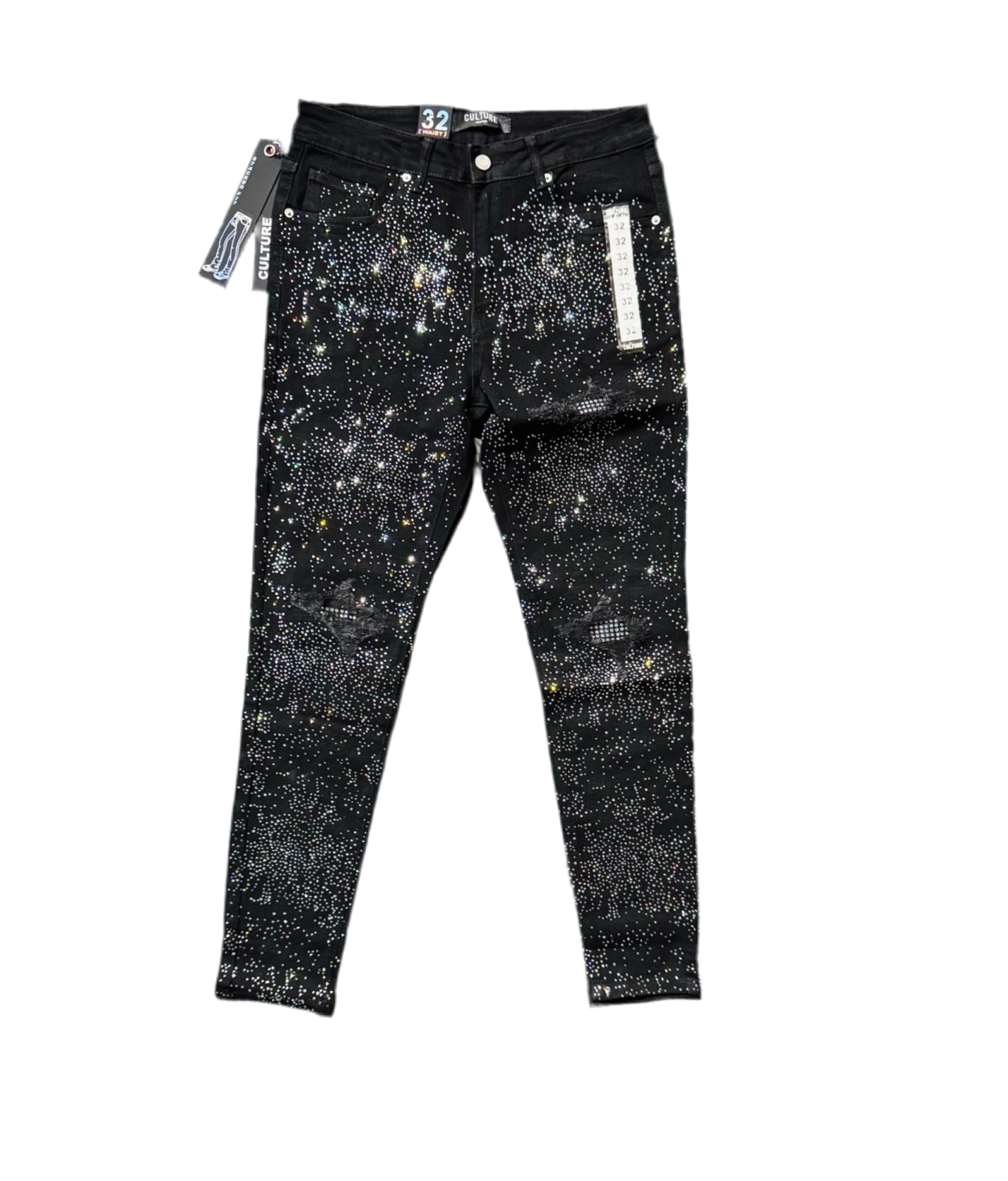 CULTURE JEANS SKINY BLACK
