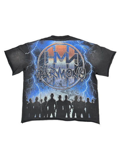 CAMISETA HARMONY ( BLACK AND BLUE)